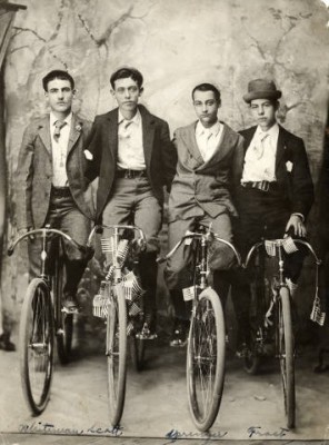 Four Dapper Cyclists Four Dapper Cyclists