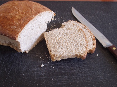 Everyday Bread on cutting board Everyday Bread on cutting board