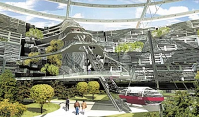 Fantasy Eco City of the Future