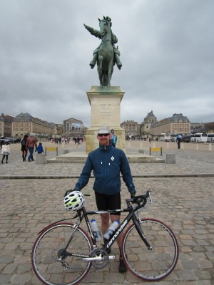 Cyclist at Versailles Cyclist at Versailles