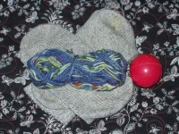 Darning wool socks