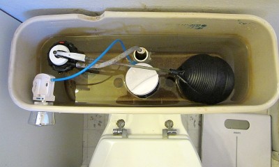 Dual-flush Toilet Conversion Kit - installed Dual-flush Toilet Conversion Kit - installed