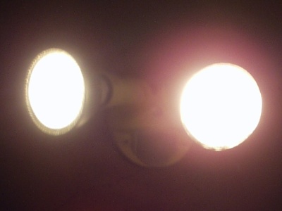 LED (left) & Halogen (right) floodlights LED (left) & Halogen (right) floodlights