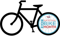 National Bike Month bicycle logo