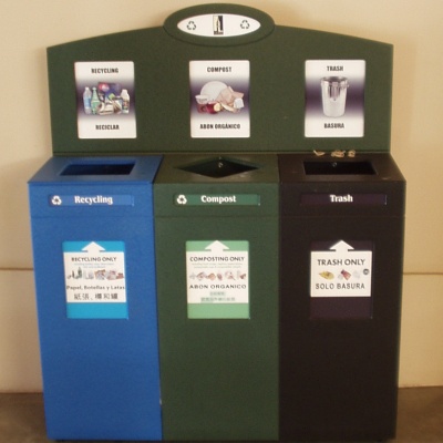 Recycling Compost and Trash Bin Recycling Compost and Trash Bin