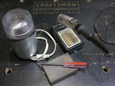 Repaired Coffee Grinder and Tools Repaired Coffee Grinder and Tools