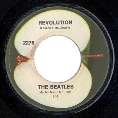 Revolution 45rpm label Revolution 45rpm label