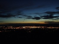 Santa Fe City Lights at Dusk