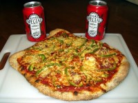 Ska beer and Homemade Pizza