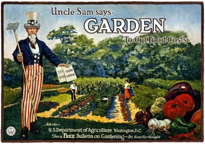 Uncle Sam Says Garden to Cut Food Costs Uncle Sam Says Garden to Cut Food Costs